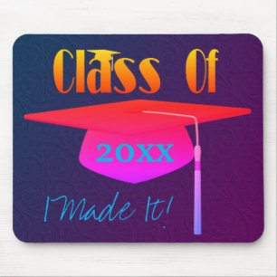 Graduationskappe und Tassel I machte es Niedlich Mousepad