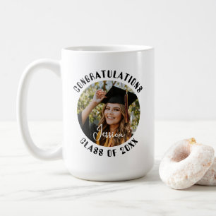 Graduationspartei Süßes Personalisiertes Foto und  Kaffeetasse