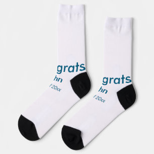 Graduiern Name Glückwunsch Datum Jahrestext Socken