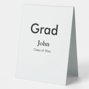 Graduiern Name Glückwunsch Datum Jahrestext Tischaufsteller