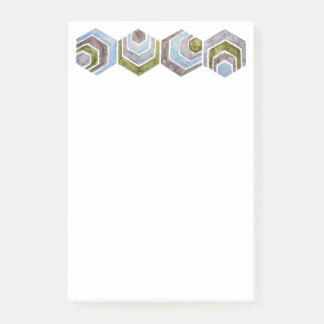 Graduierte Hexagon Post-it Klebezettel