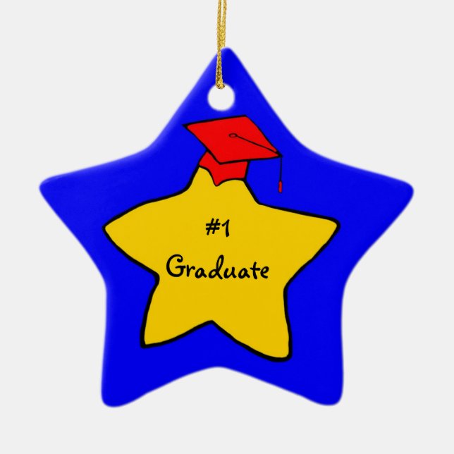 Graduierte Verzierung des Andenkens #1 Keramik Ornament (Vorne)
