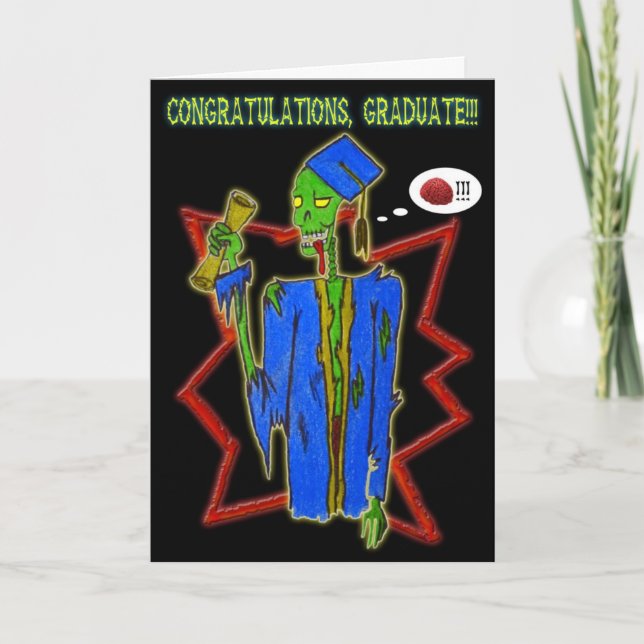 graduierte Zombiekarte Karte (Vorderseite)