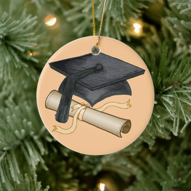 Graduiertenabschluss Keramikornament (Baum)
