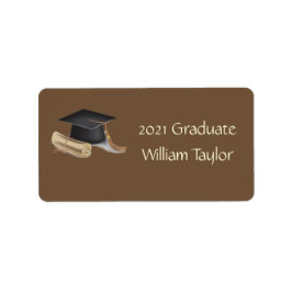 Graduiertenadresse Adressaufkleber
