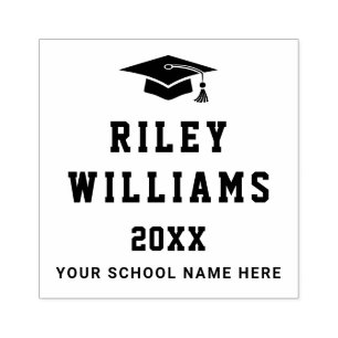 Graduiertencap Graduiertenname Jahr Uni Gummistempel