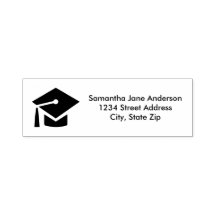 Graduiertenkap - Briefmarke der selbstständigen Ad