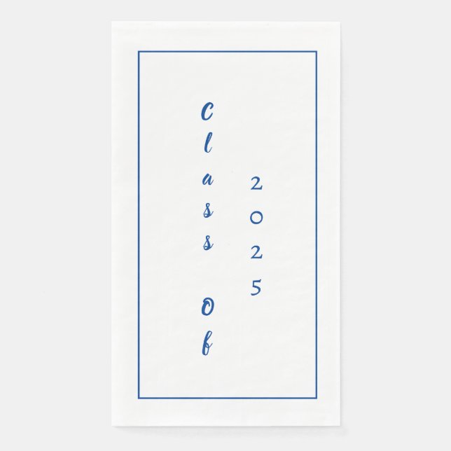 Graduiertenklasse 2025 serviette (Vorderseite)