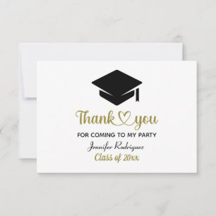Graduiertenstützung Danke, dass Sie zu meinem Part Dankeskarte