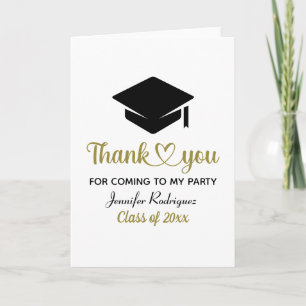 Graduiertenstützung Danke, dass Sie zu meinem Part Dankeskarte