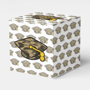 Graduierung Cap Khaki-Camouflage Geschenkschachtel