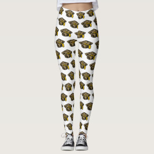 Graduierung Cap Khaki-Camouflage Leggings