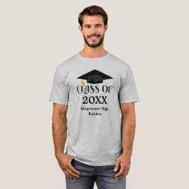 Graduierung Höherstufung Ihr Schulname und -jahr T-Shirt
