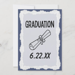 Graduierungskappenereignis Party Save The Date