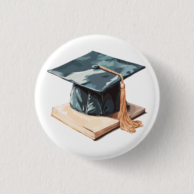Graduierungsobergrenze und Buch Button (Vorderseite)