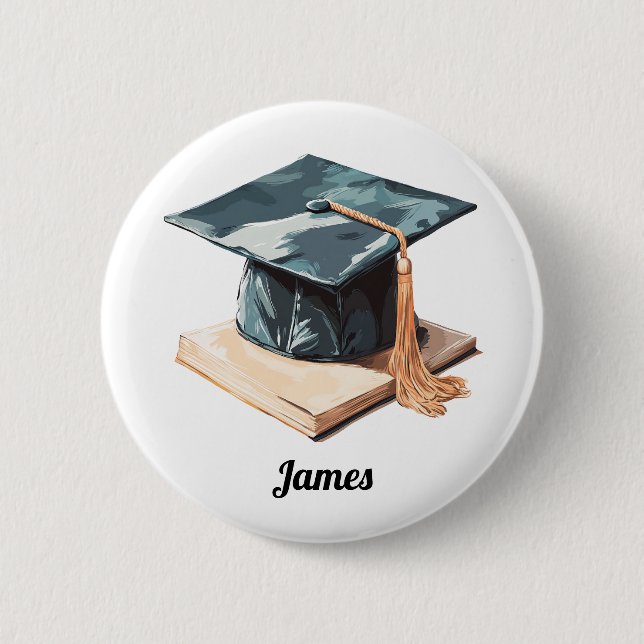Graduierungsobergrenze und Buch Button (Vorderseite)