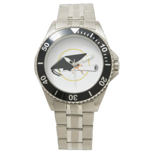 Graduierungsobergrenze und Diplom Armbanduhr