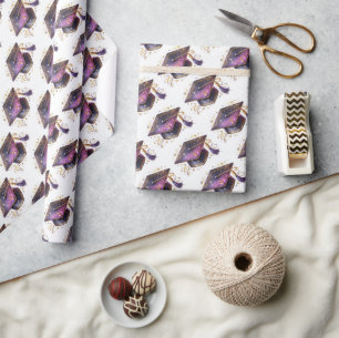 Graduierungsobergrenze und Diplom Geschenkpapier