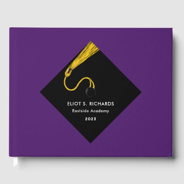 Graduierungspartei Gästebuch (Vorderseite)