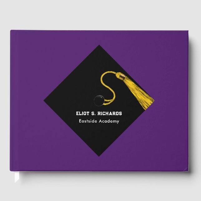 Graduierungspartei Gästebuch (Vorderseite)