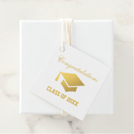 Graduierungspartei Gold Geschenkanhänger