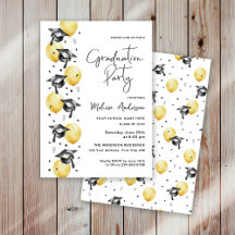 Graduierungspartei HAT mit Ballons