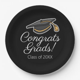 Graduierungspartei - Klassenjahresdekorationen Pappteller