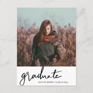 Graduierungspartei   Save the Date Grad Foto Postkarte