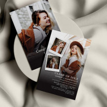 Graduierungsparty Foto Collage Open House Grad