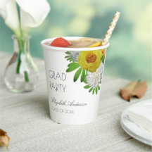 Graduierungsparty für Gelb und Weiß