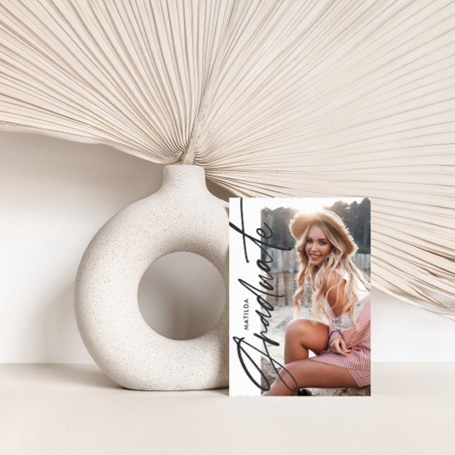 Graduierungsparty für geometrisches Foto Ankündigung (Von Creator hochgeladen)