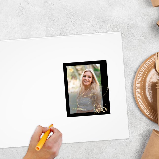 Graduierungsparty Gäste unterschreiben Autographen Fotodruck (Von Creator hochgeladen)