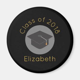 Graduierungspauschale für schwarze Klasse mit 20xx Magnet