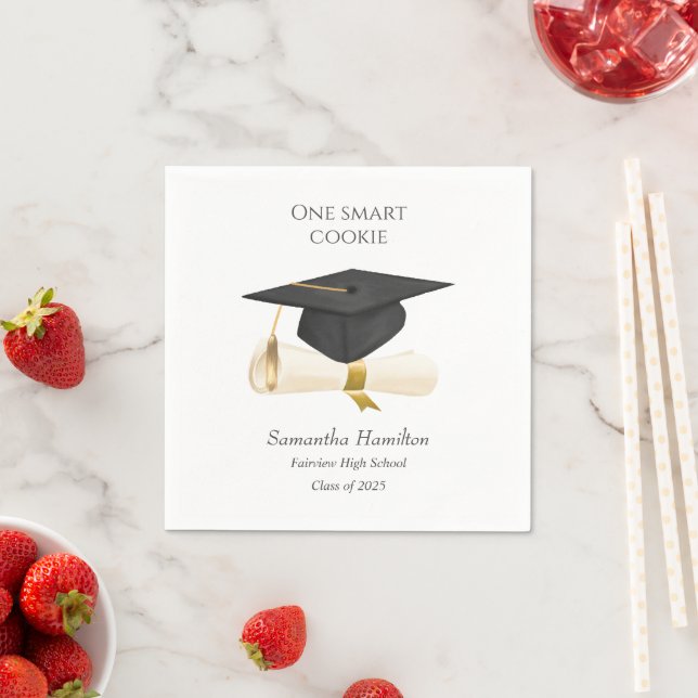 Graduierungspauschale Personalisiertes Party Serviette (Beispiel)