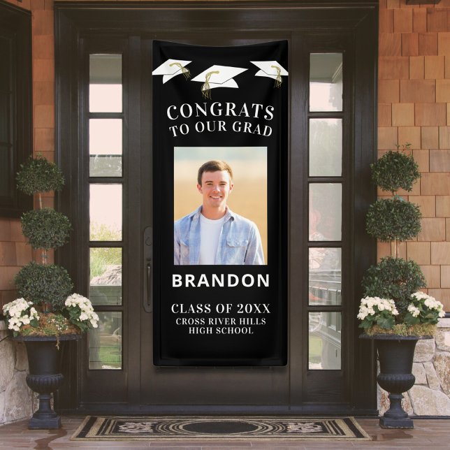 Graduierungspauschale Toss GLÜCKWUNSCH GRAD Foto B Banner (Von Creator hochgeladen)