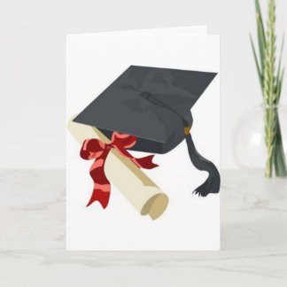 Graduierungsstufe und Diplom Karte