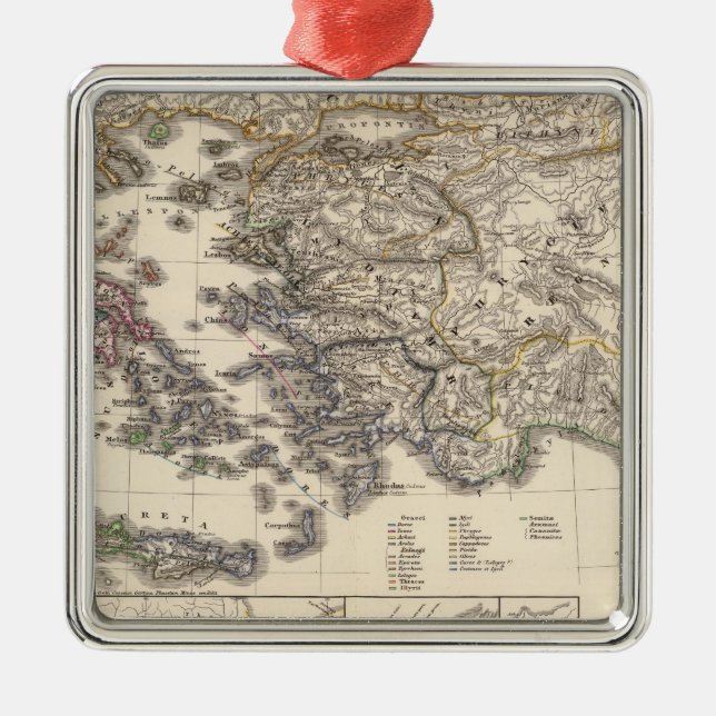 Graecia tempore migrationis doricae silbernes ornament (Vorne)
