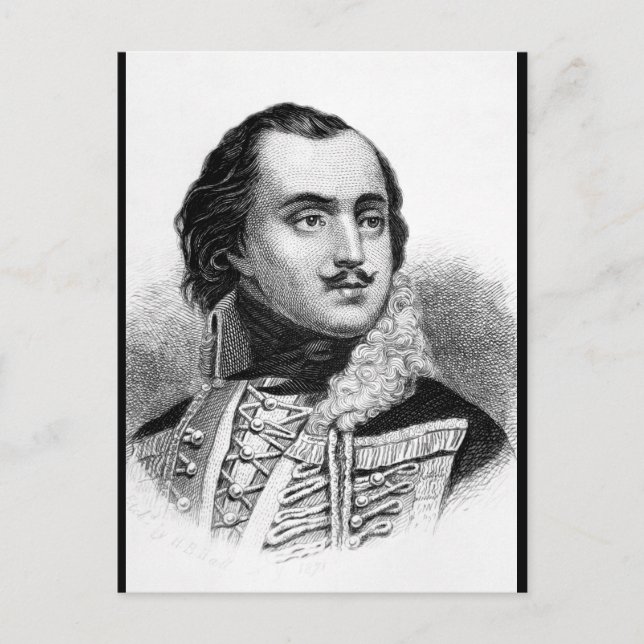 Graf Casimir Pulaski.  CopyWar-Image Postkarte (Vorderseite)
