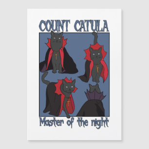 Graf Catula Meister der Nacht Magnetkarte