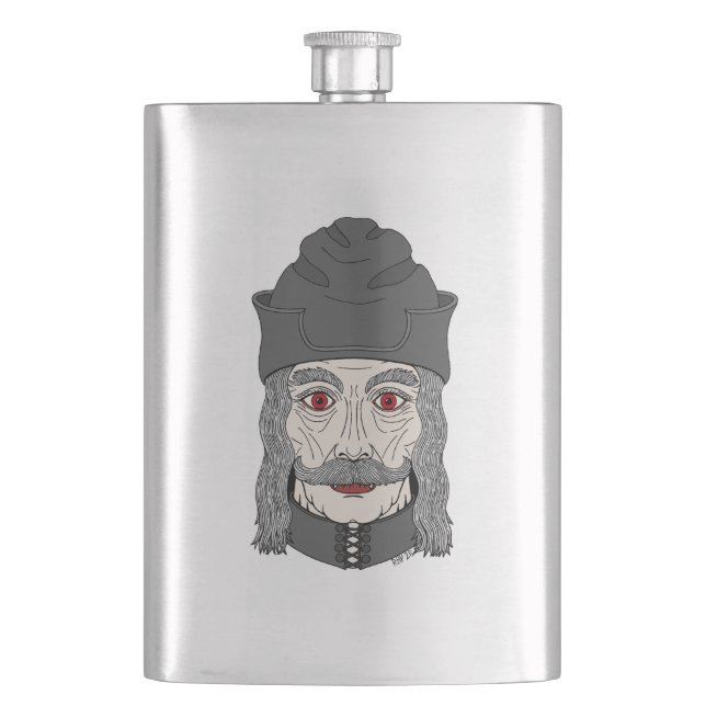 Graf Dracula 2026 Flachmann (Vorderseite)