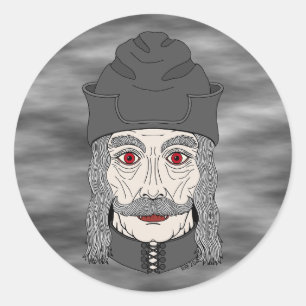 Graf Dracula 2026 Runder Aufkleber