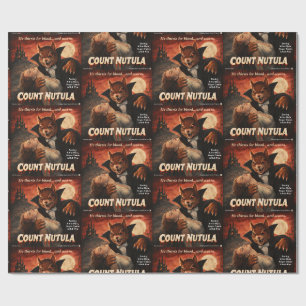 Graf Nutula Retro-Filmparodie Geschenkpapier