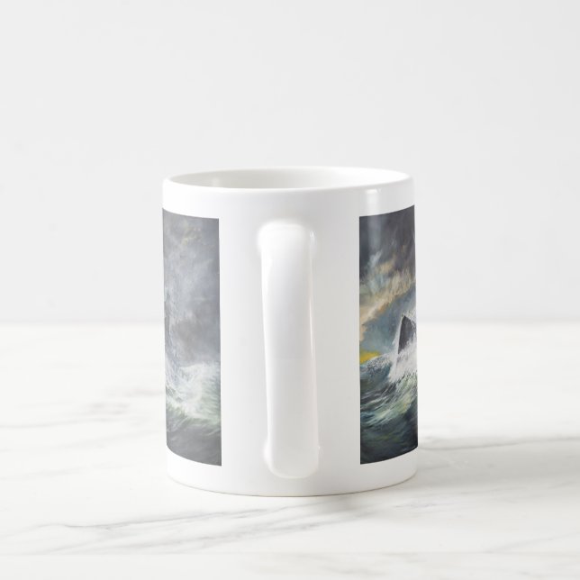 Graf Spee betritt den Indischen Ozean am 3. Kaffeetasse (Henkel)