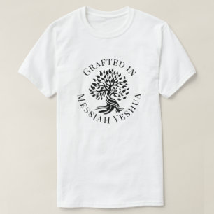 Grafé dans Messiah Yeshua arbre de vie T-shirt
