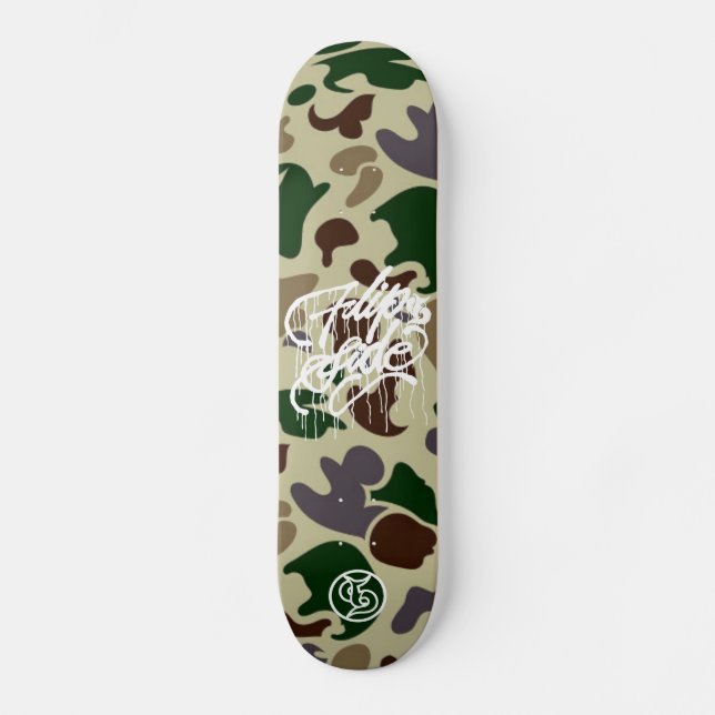 GRAFFIT DRIPPING PAINT SKATEBOARD (Vorderseite)