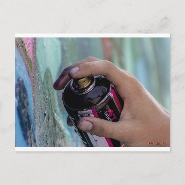 Graffiti 002 postkarte (Vorderseite)