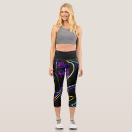 Graffiti 10 lecapcnm capri leggings