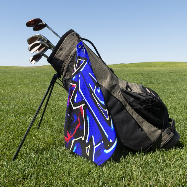 Graffiti 13 gtcna golfhandtuch (Gras)