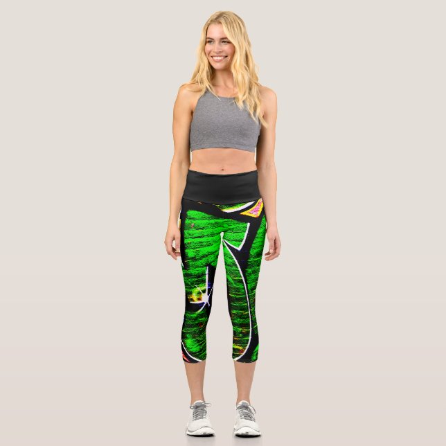 Graffiti 18 lecapcna capri leggings (Vorderseite)
