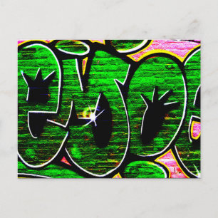 Graffiti 18 pccnm postkarte